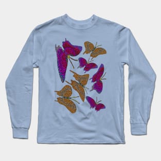 Kaleidoscope of Butterflies Long Sleeve T-Shirt